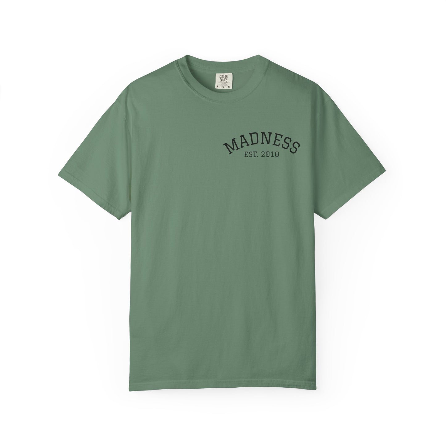 Vibrant Graphic T-Shirt with 'Madness' Design, Boho Style Tee, Unisex Casual Wear, Unique Gift for Art Lovers, Trendy Everyday Shirt