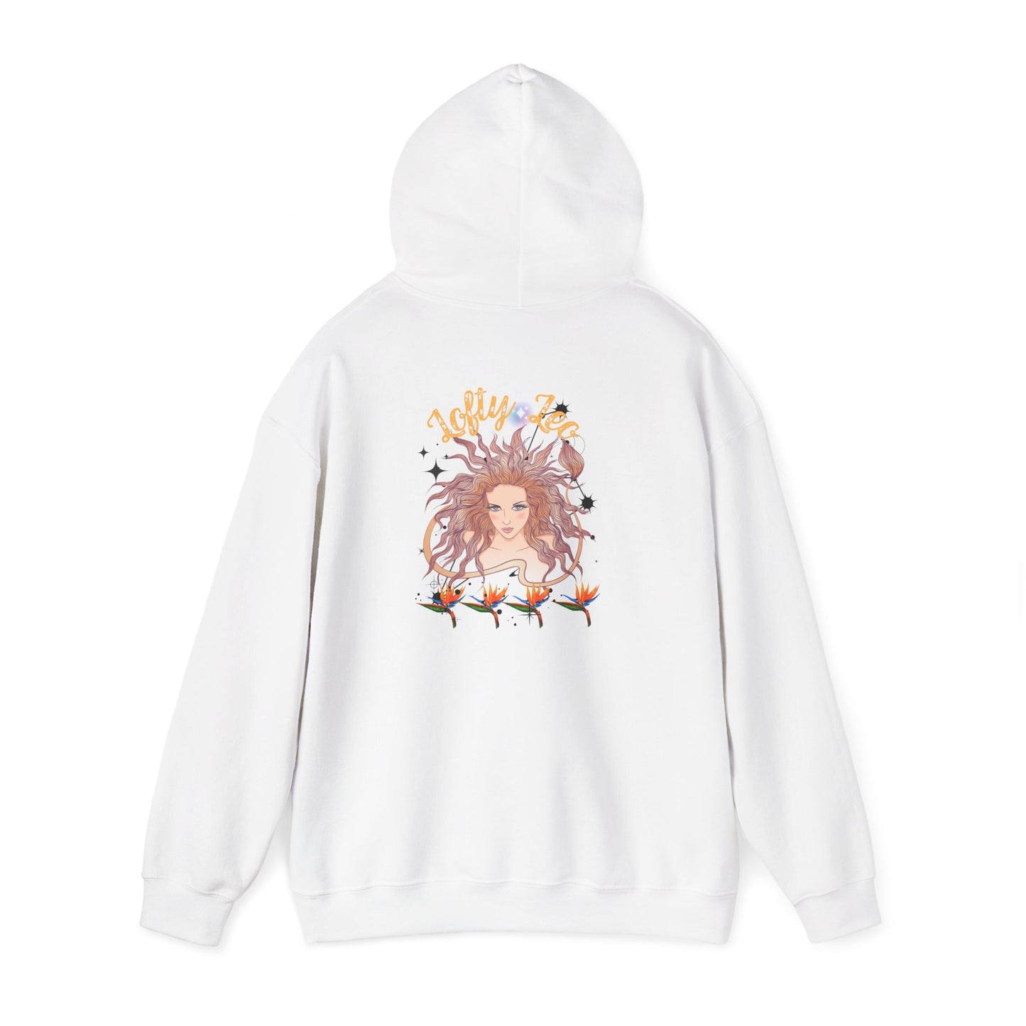 Cosmic Leo Unisex Hoodie, Cosmic Leo Zodiac Unisex Hoodie: Celestial Astrology Gift for Women, Lofty Horoscope Sweatshirt