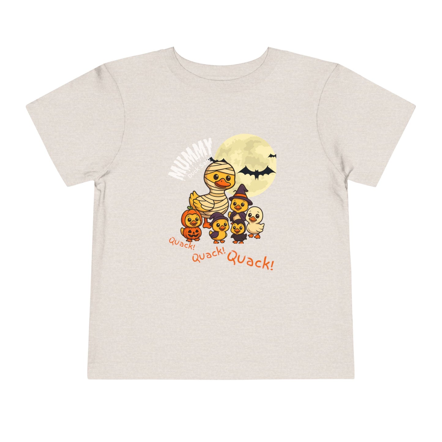 Halloween Toddler Tee, Cute Monster Duck T-Shirt, Kids Halloween Outfit, Quack Quack Quack Shirt