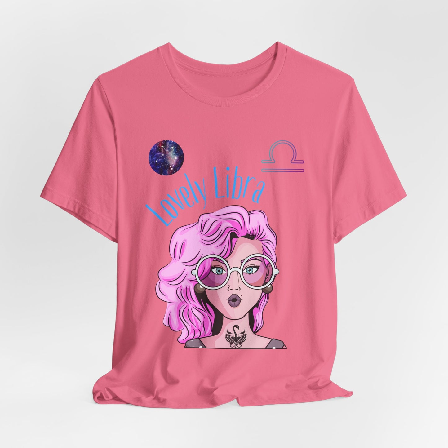 Libra Graphic Tee, Astrology Shirt, Zodiac Apparel, Cute Libra Gift, Horoscope T-Shirt, Astrology Lover Clothing