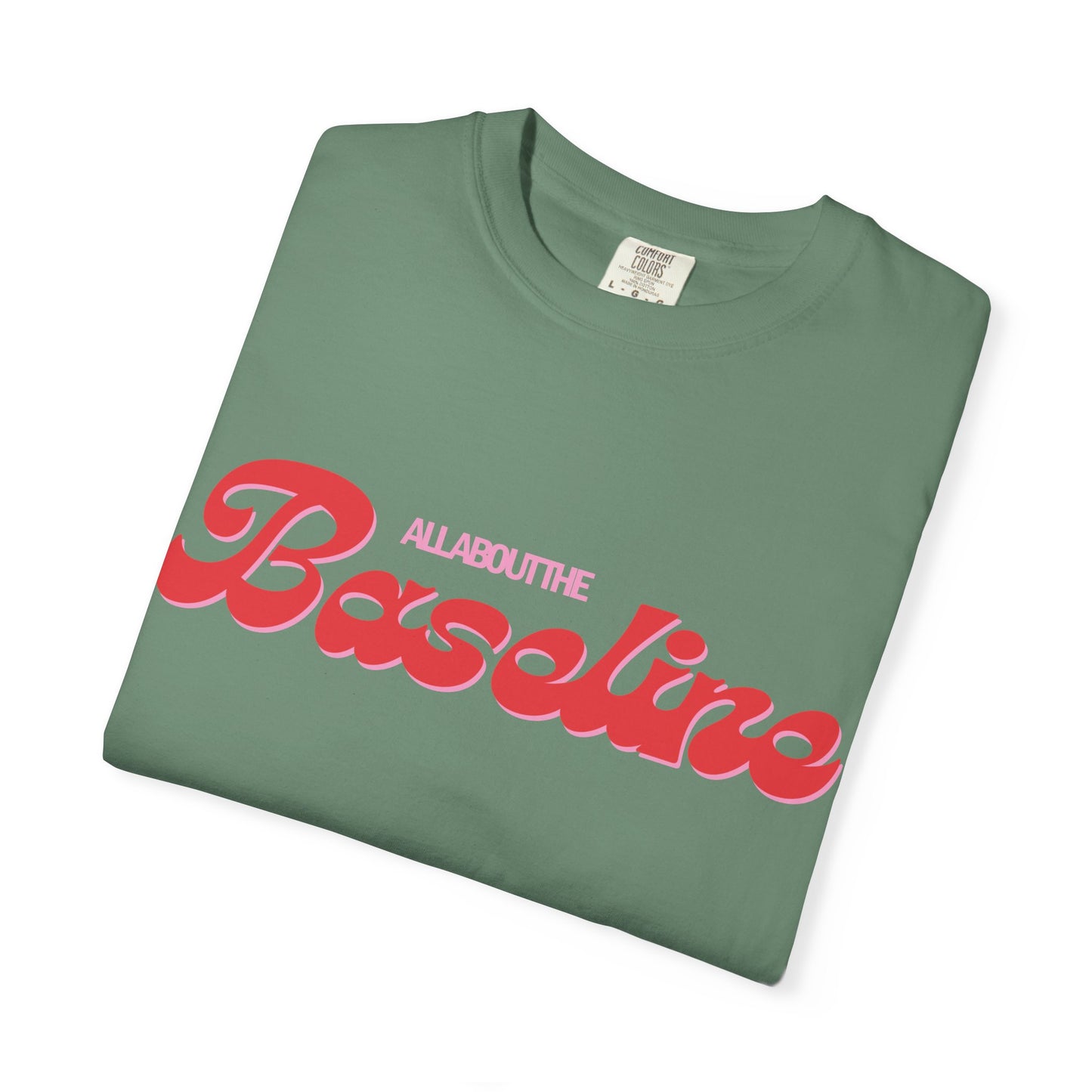 RBT BCBA Comfort Colors T-Shirt with 'All About the Baseline' Design - Casual Wear, Gift for ABA Therapist