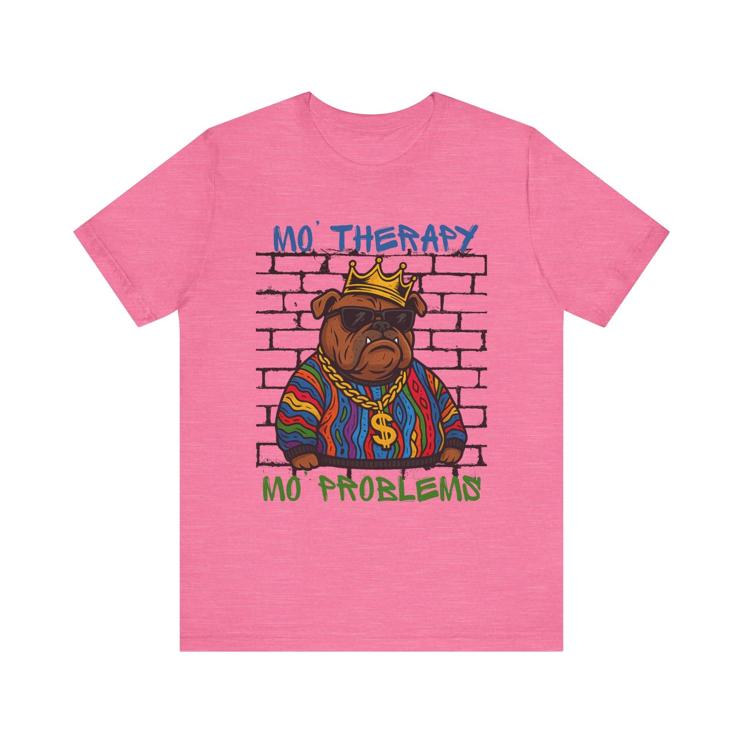 Dog Graphic Tee - Mo' Therapy Crew, Fun Pet Lover T-Shirt, Perfect Gift for Animal Lovers, Casual Everyday Wear, Unique Dog [...]