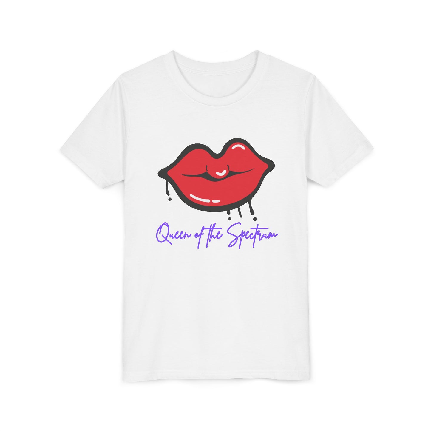 Autism Pride Youth T-Shirt: Queen of the Spectrum Tee for Girls on ASD