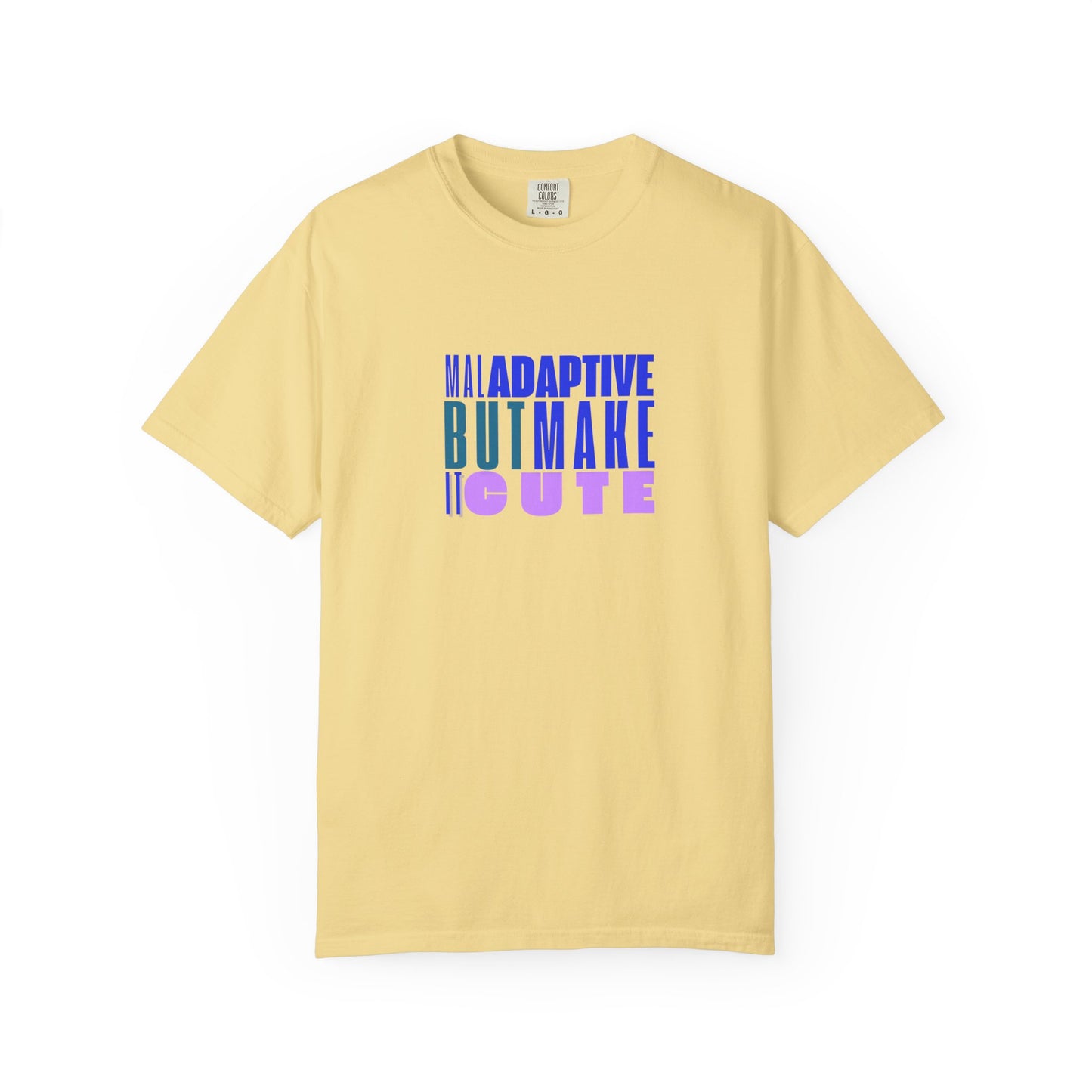 Adaptive But Make Cute, Comfort Colors RBT BCBA T-Shirt, ABA Trendy Tee, Casual Wear, Gift for Therapist