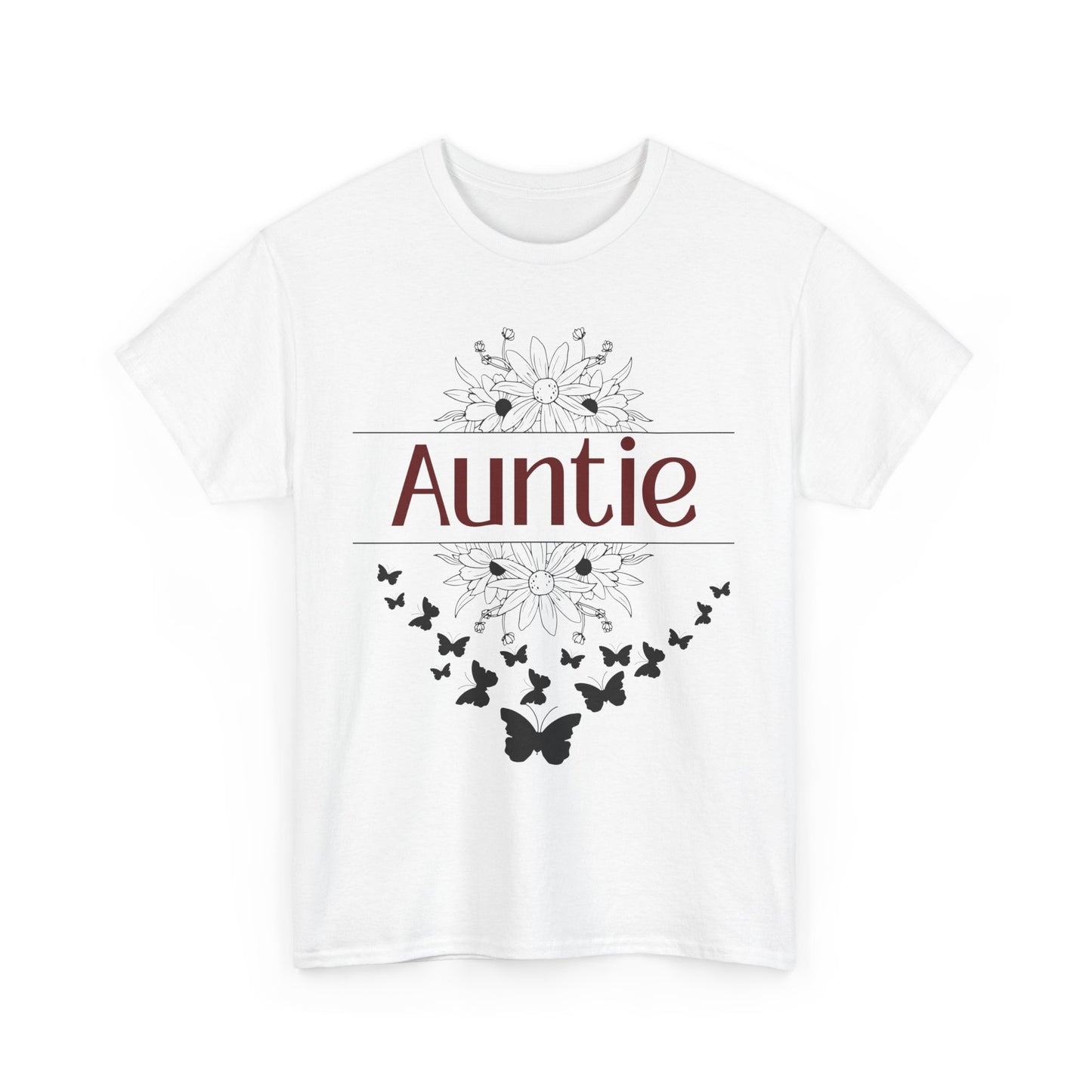 Auntie Butterfly T-Shirt, Gift for new Aunt