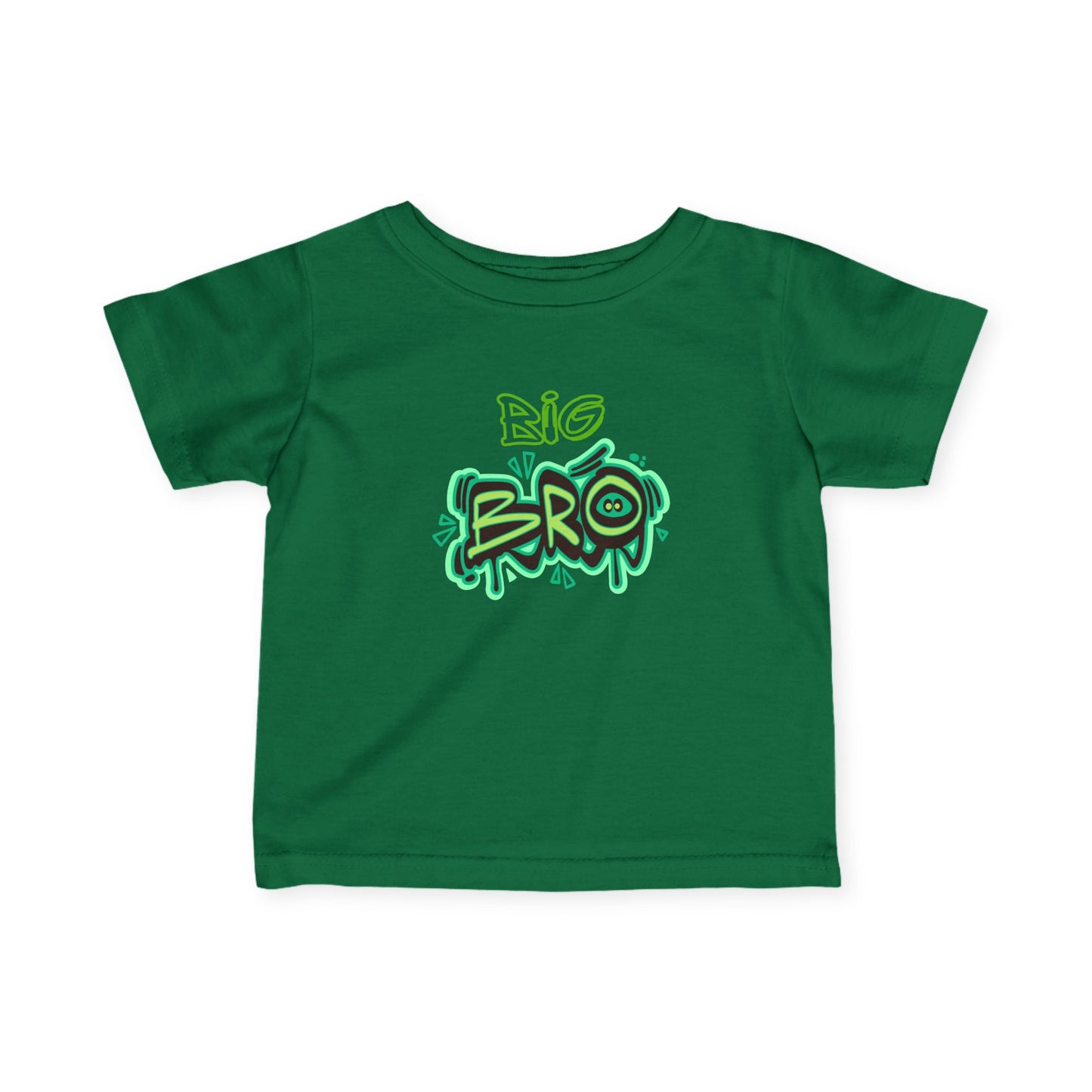 Toddler Tee Big Bro Graffiti Style Infant Fine Jersey Shirt for New big brother