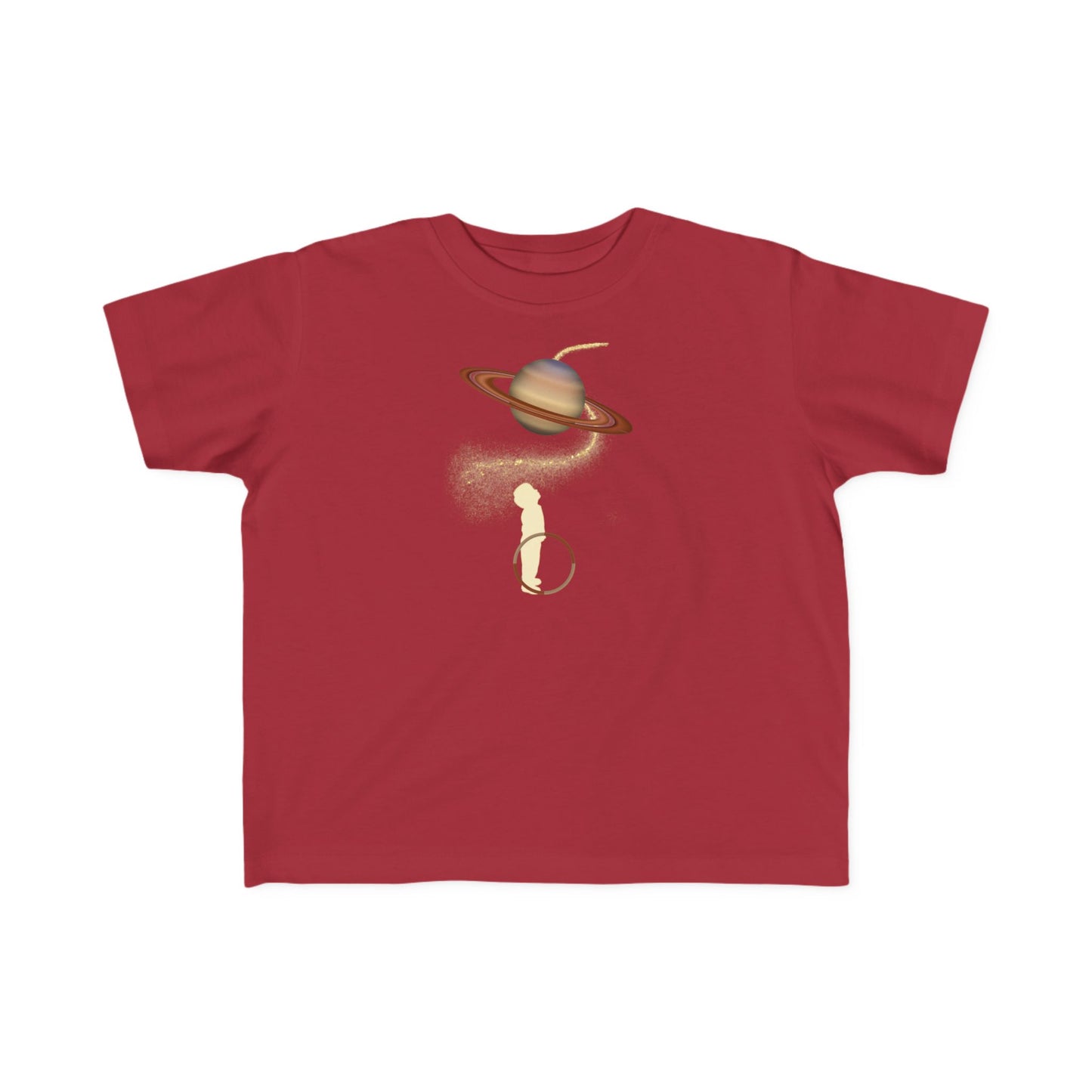 Toddler's Space Tee - Saturn Graphic Shirt, Birthday Gift, Astronomy Lover's Gift