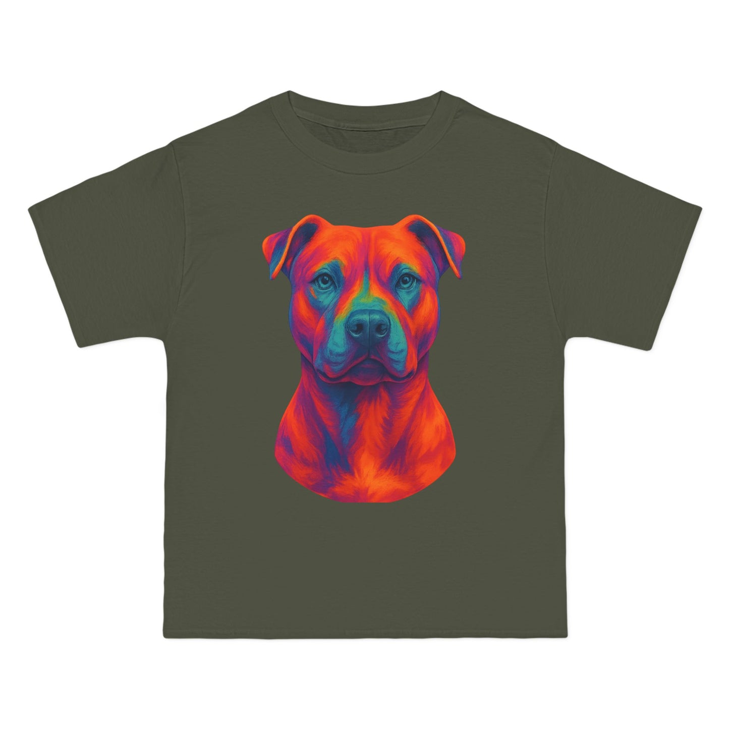 Vibrant Dog Lover's T-Shirt, Pet Apparel, Short-Sleeve Tee, Colorful Canine Art, Gift for Dog Owners, Animal Lover Fashion