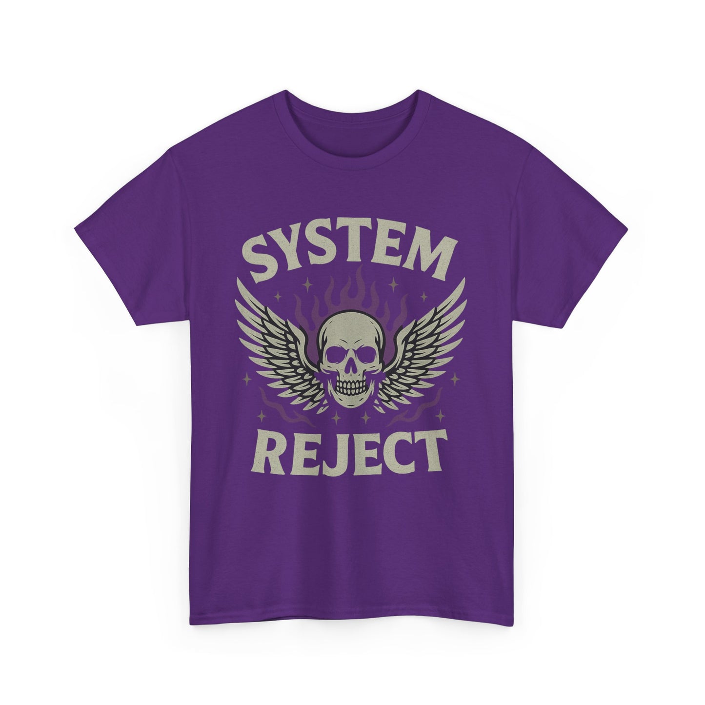 Edgy Graphic Tee - Unisex Heavy Cotton Shirt for Rebels, Alternative Style, Casual Wear, Gift for Friends, Music Festivals, System [...]