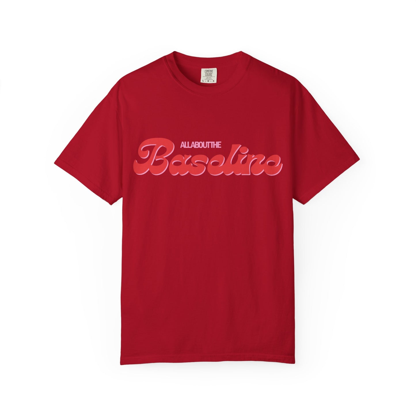 RBT BCBA Comfort Colors T-Shirt with 'All About the Baseline' Design - Casual Wear, Gift for ABA Therapist