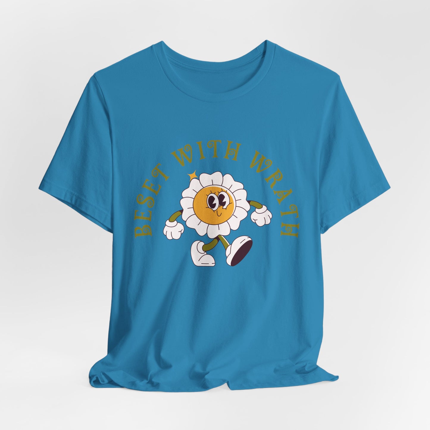 Funny Ironic Anger Management Character Graphic T-Shirt