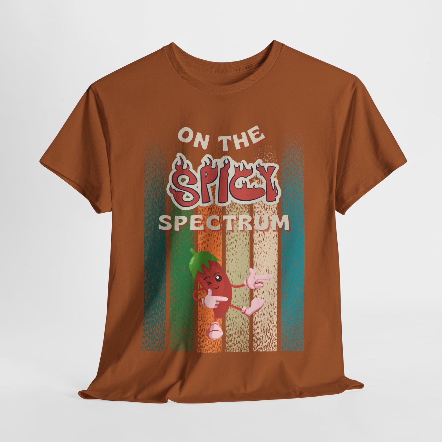 Spicy Spectrum Tee - Unisex Cotton Shirt for Autism with Attitude, Gift for Him, Vibrant Graphic Tee