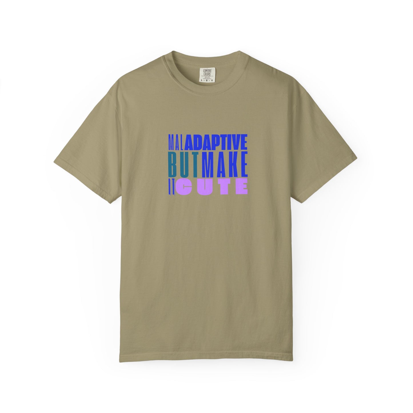 Adaptive But Make Cute, Comfort Colors RBT BCBA T-Shirt, ABA Trendy Tee, Casual Wear, Gift for Therapist