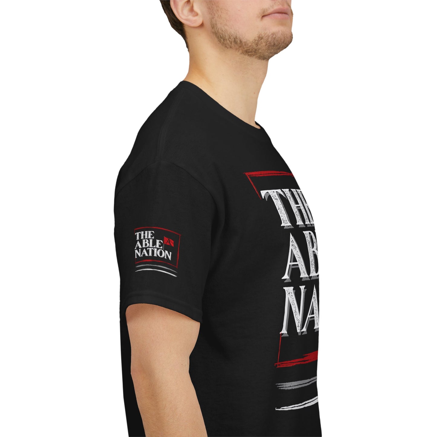 Unisex Heavy Cotton Tee with 'The Able Nation' Graphic T-shirt