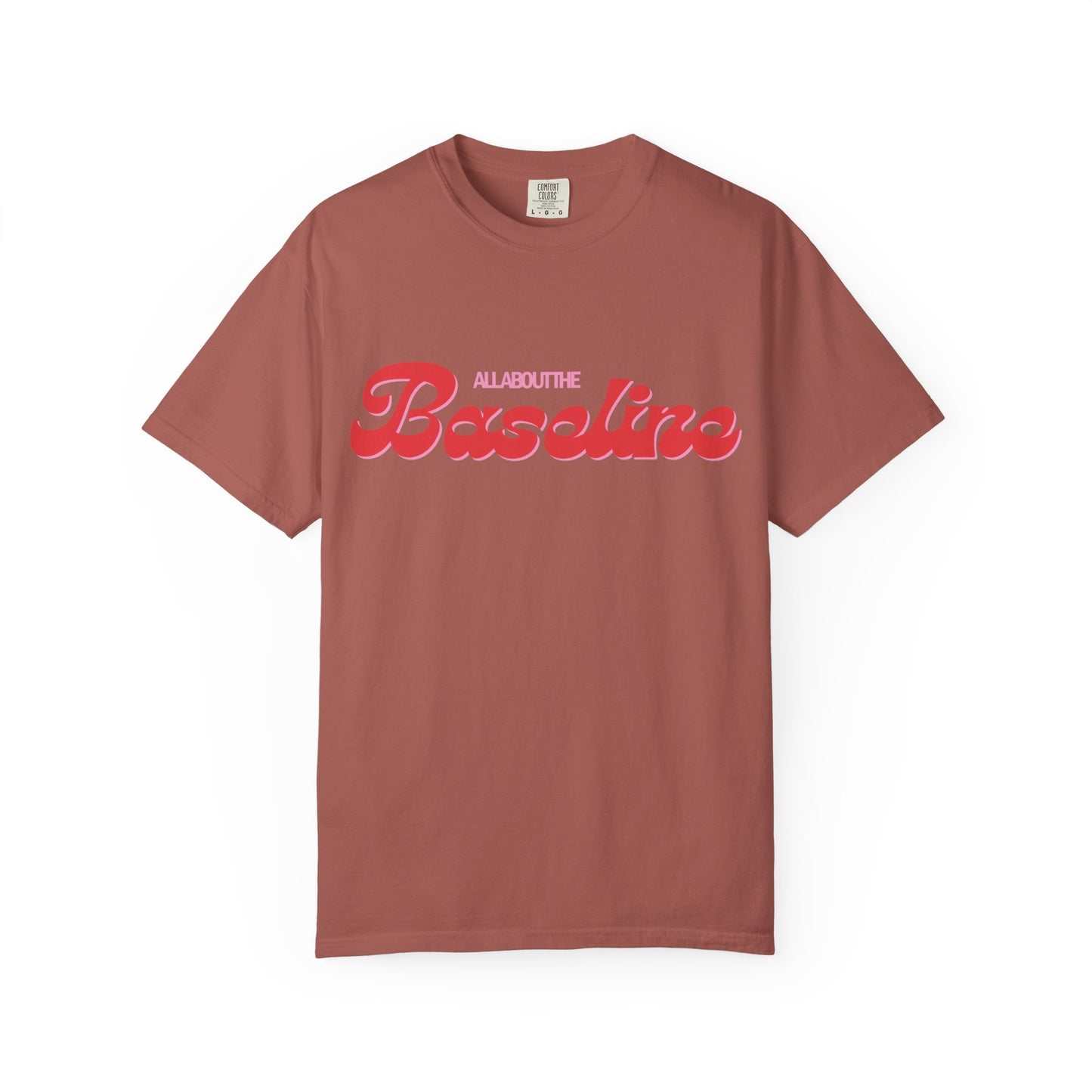 RBT BCBA Comfort Colors T-Shirt with 'All About the Baseline' Design - Casual Wear, Gift for ABA Therapist