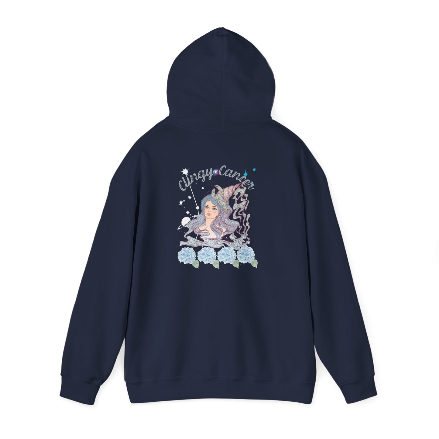 Cancer Zodiac Unisex Hoodie - Celestial Astrology Horoscope Sweatshirt for Women and Men