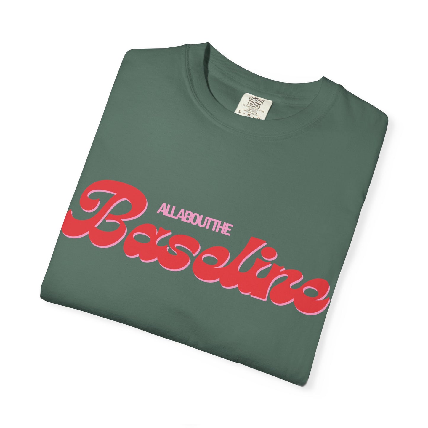 RBT BCBA Comfort Colors T-Shirt with 'All About the Baseline' Design - Casual Wear, Gift for ABA Therapist