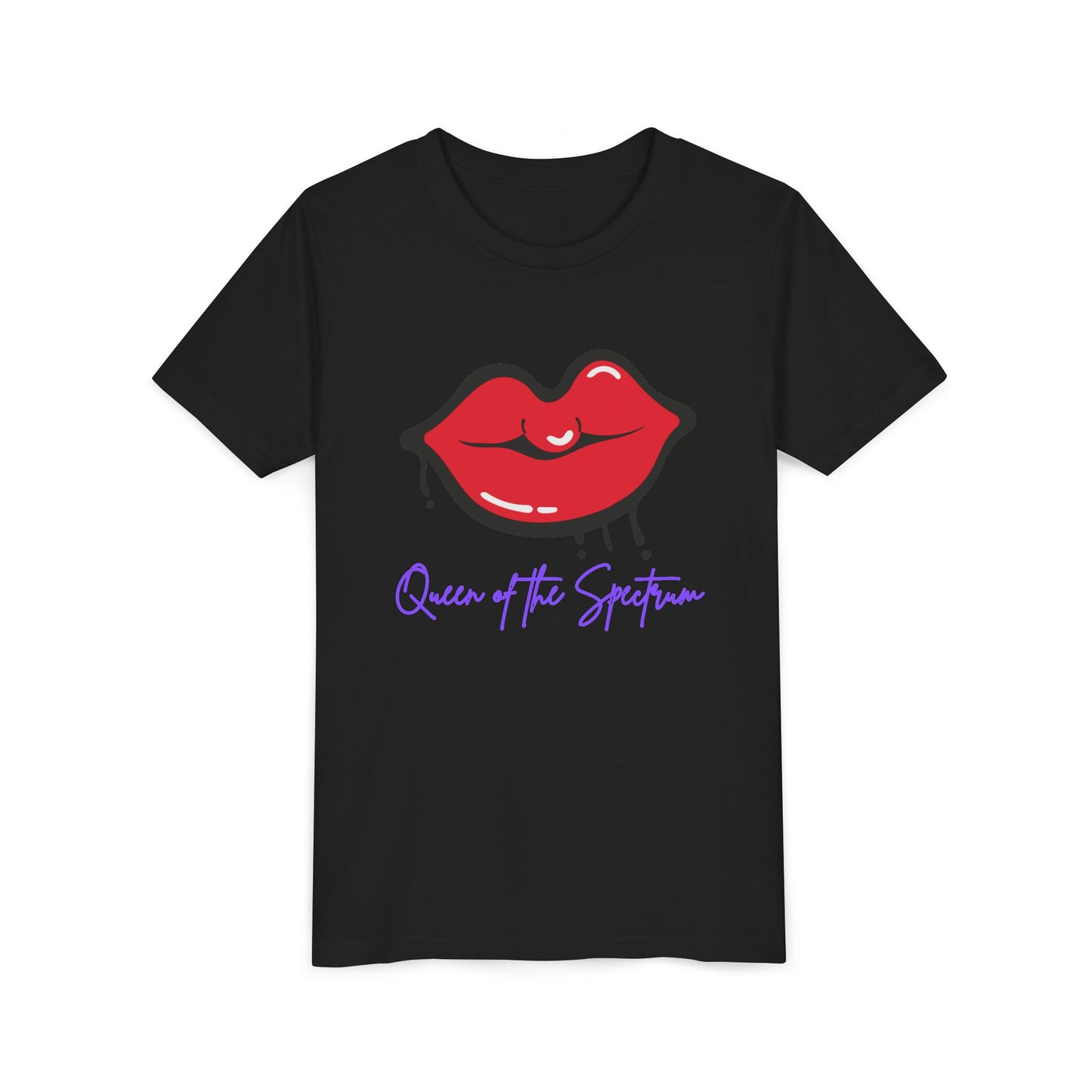 Autism Pride Youth T-Shirt: Queen of the Spectrum Tee for Girls on ASD