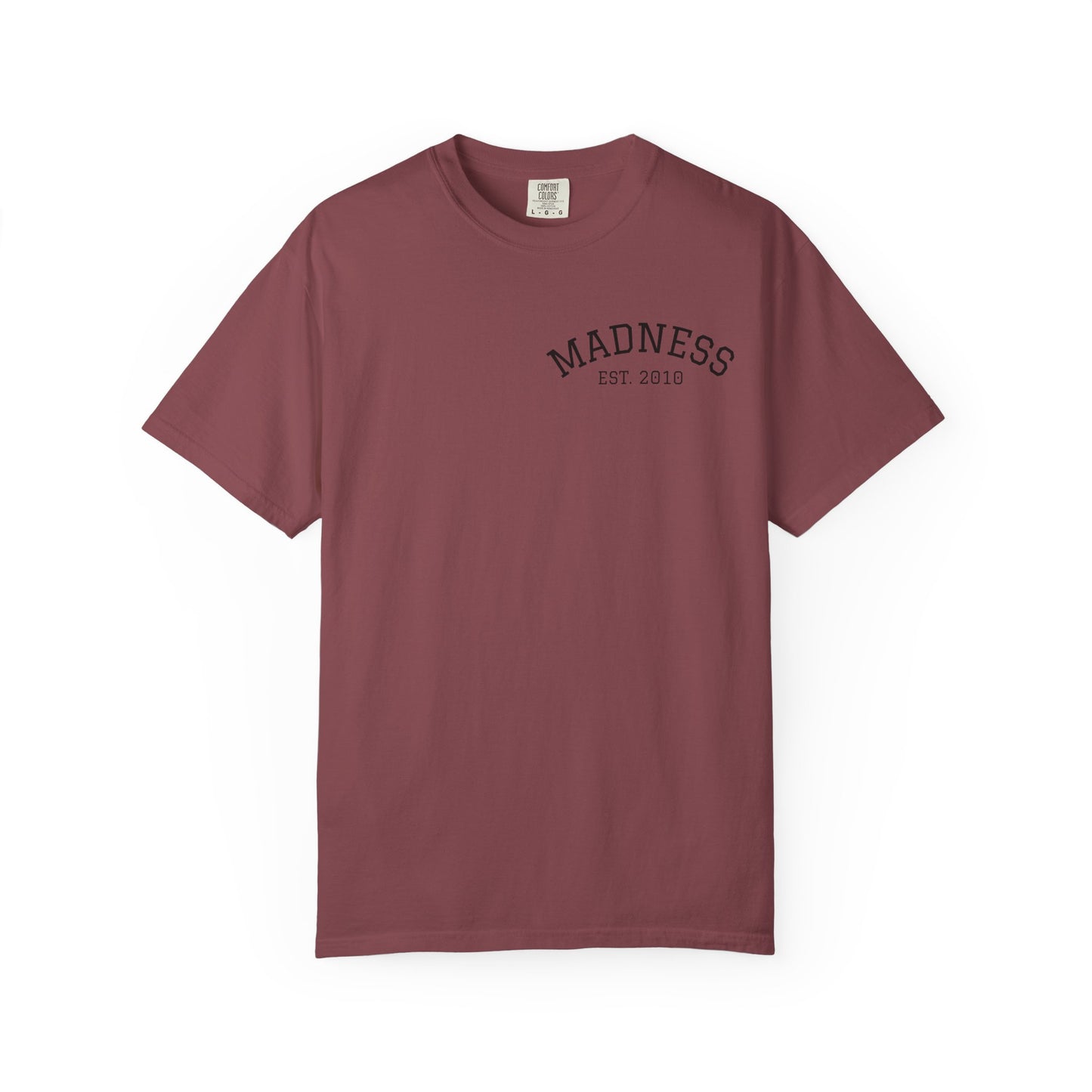 Vibrant Graphic T-Shirt with 'Madness' Design, Boho Style Tee, Unisex Casual Wear, Unique Gift for Art Lovers, Trendy Everyday Shirt