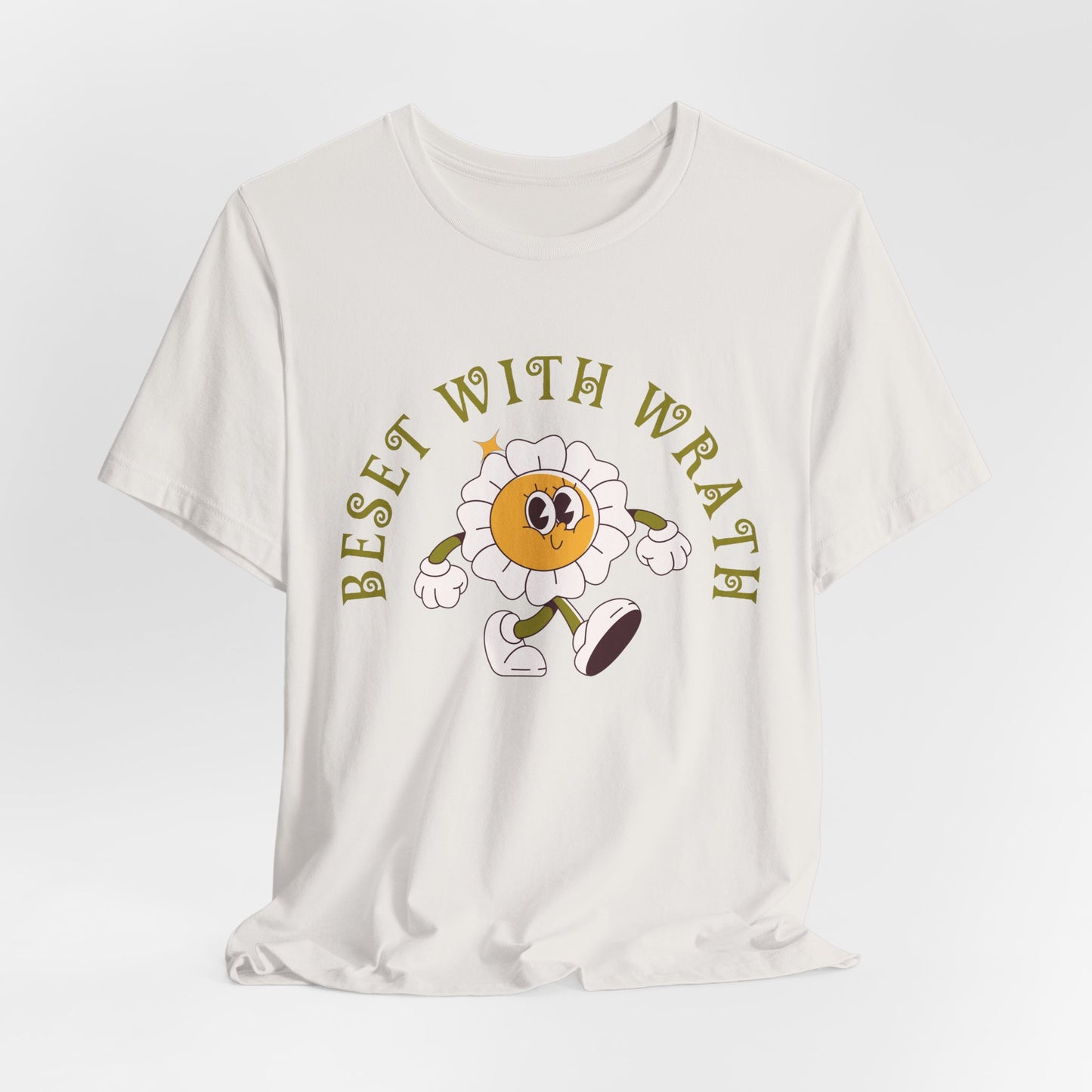 Funny Ironic Anger Management Character Graphic T-Shirt