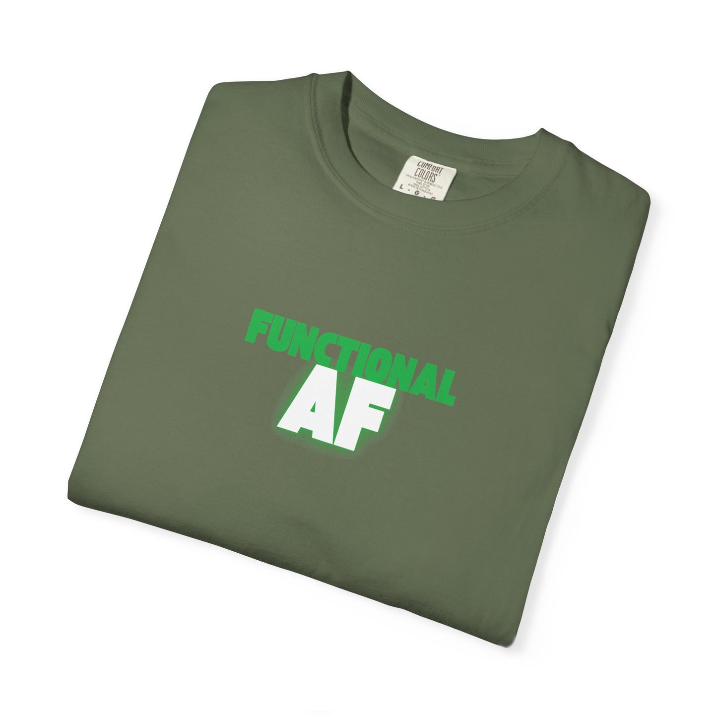 Functional AF RBT BCBA Comfort Colors T-Shirt, Casual Streetwear, Gift for Therapist, Comfortable ABA Tee, Summer Essential