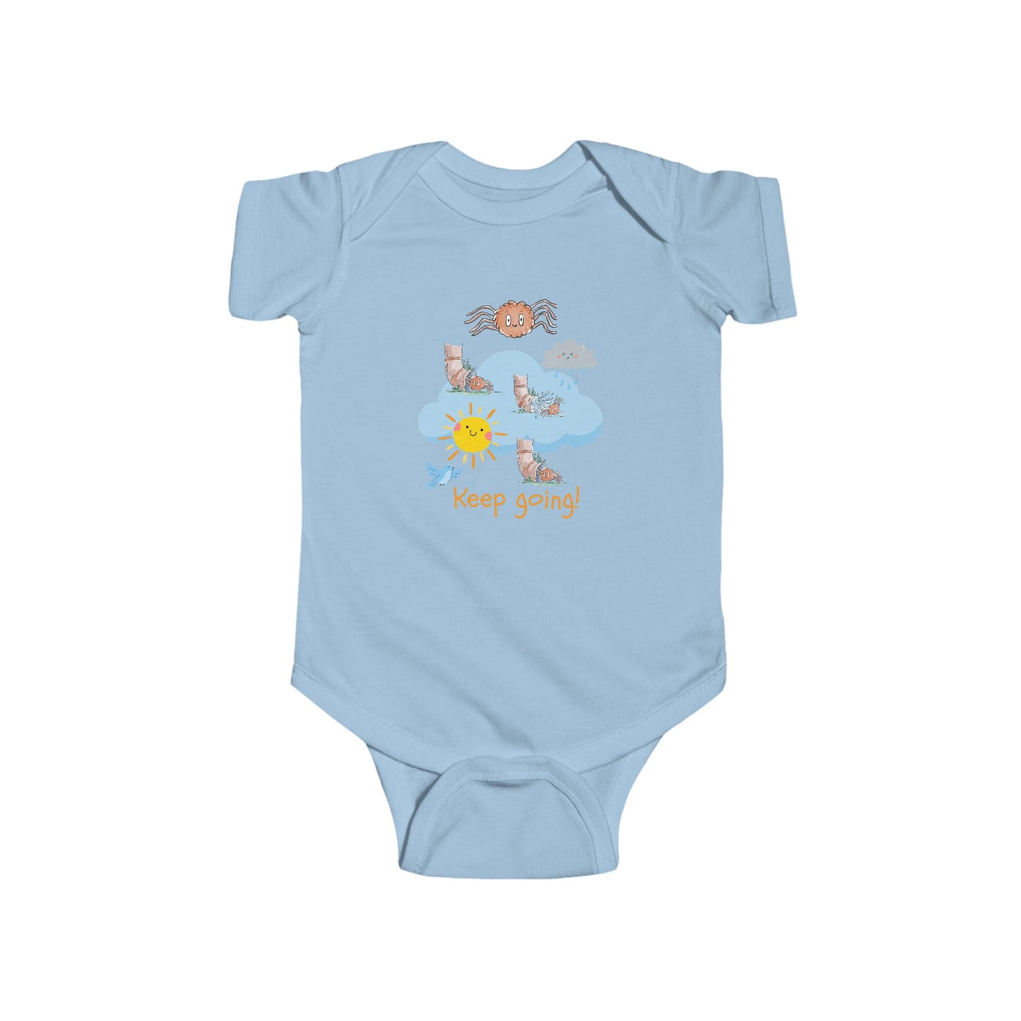 Infant Bodysuit, Baby Shower Gift, Cute Newborn Outfit, Itsy Bitsy Spider Design, Adorable Baby Clothes, Milestone Celebration