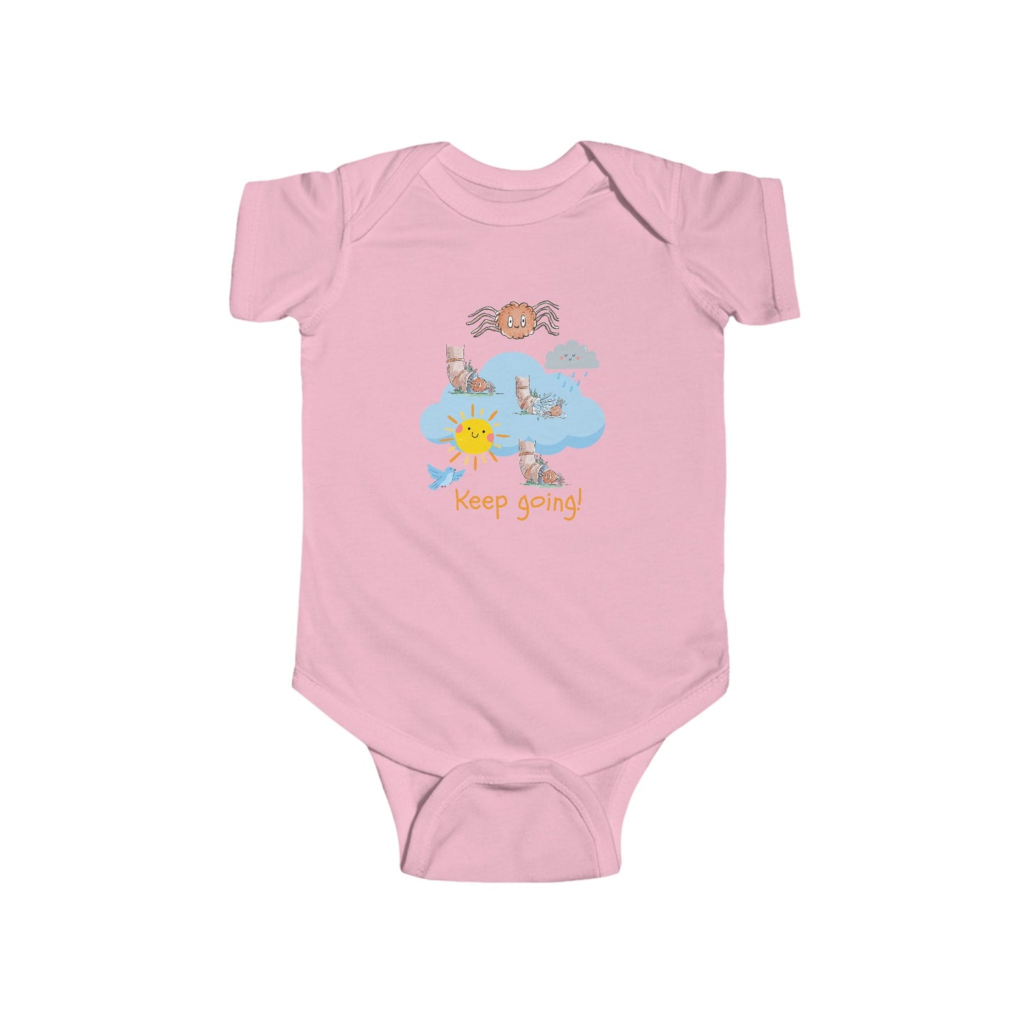 Infant Bodysuit, Baby Shower Gift, Cute Newborn Outfit, Itsy Bitsy Spider Design, Adorable Baby Clothes, Milestone Celebration