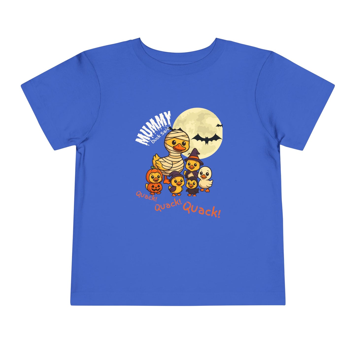 Halloween Toddler Tee, Cute Monster Duck T-Shirt, Kids Halloween Outfit, Quack Quack Quack Shirt