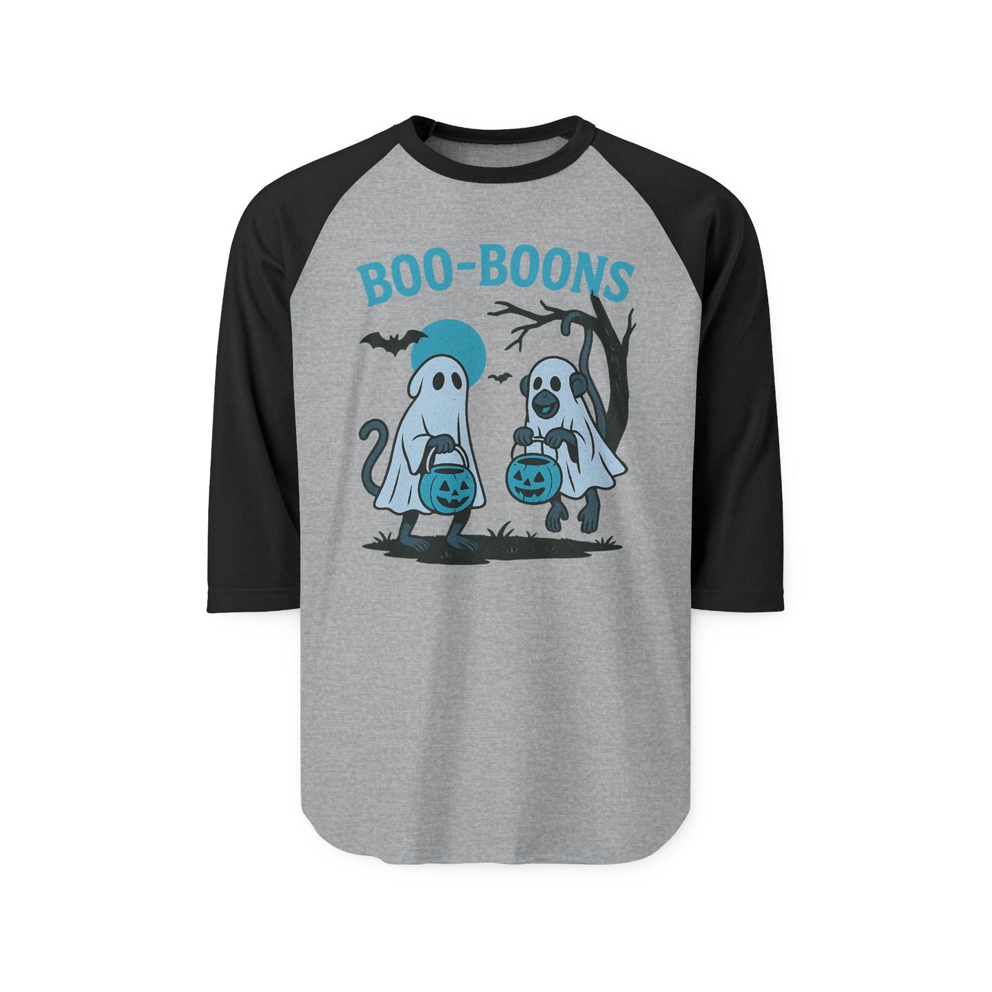 Unisex Halloween Raglan Shirt - Boo-Boons Graphic Tee, Perfect for Fall Celebrations, Trick or Treating, Ghost Lovers, Spooky Season, [...]