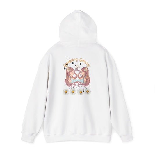 Gemini Unisex Hoodie: Cosmic Zodiac Astrology Gift for Horoscope Enthusiasts