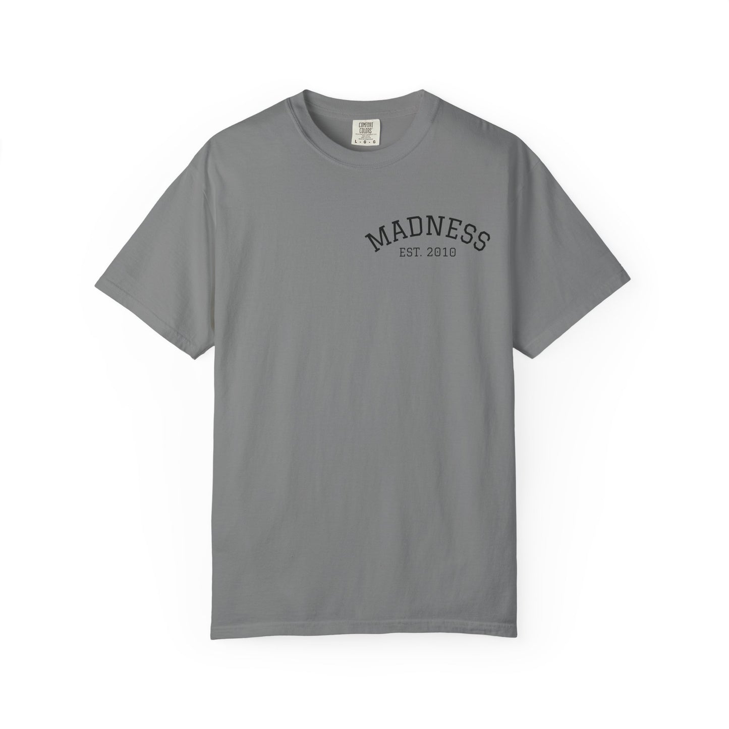 Vibrant Graphic T-Shirt with 'Madness' Design, Boho Style Tee, Unisex Casual Wear, Unique Gift for Art Lovers, Trendy Everyday Shirt