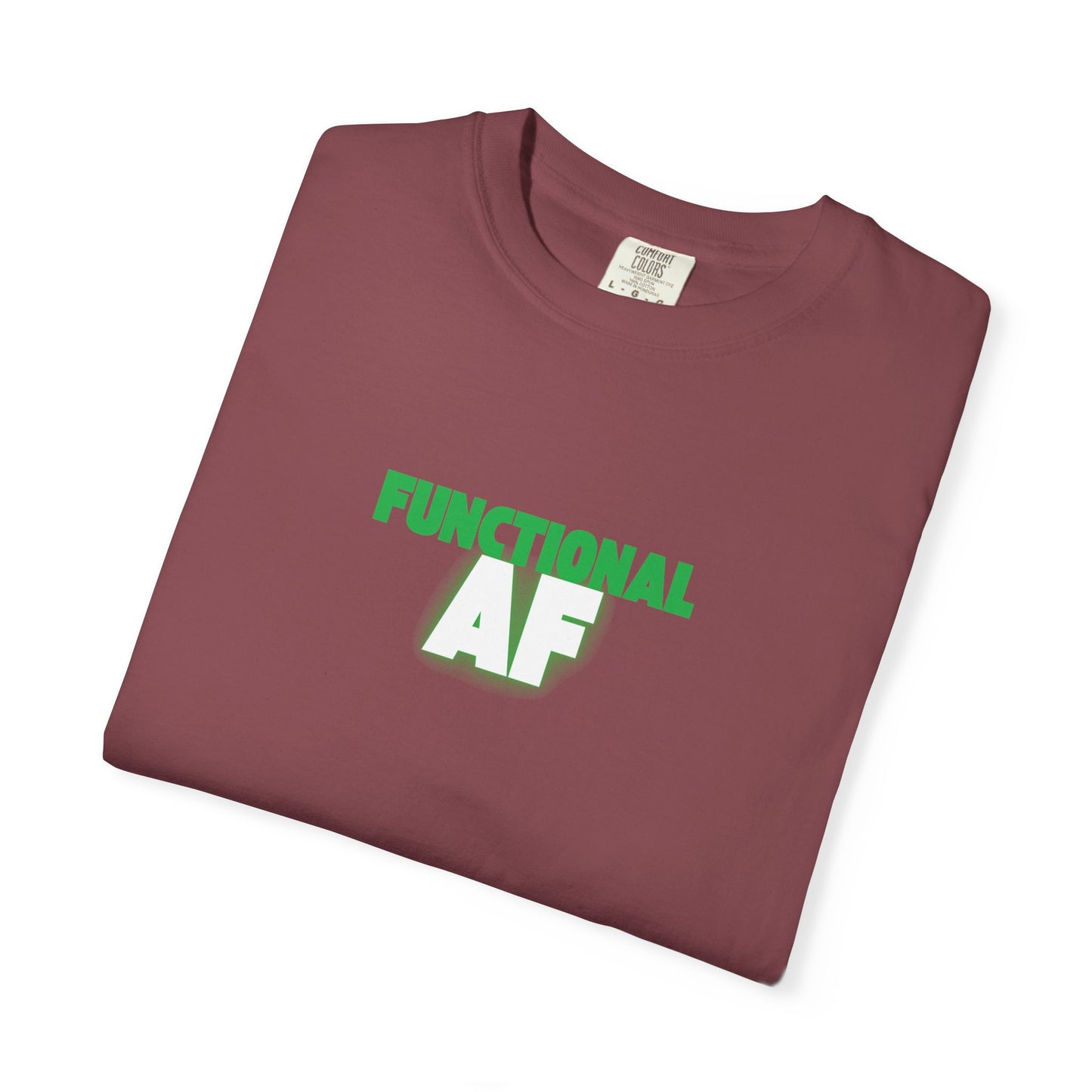Functional AF RBT BCBA Comfort Colors T-Shirt, Casual Streetwear, Gift for Therapist, Comfortable ABA Tee, Summer Essential
