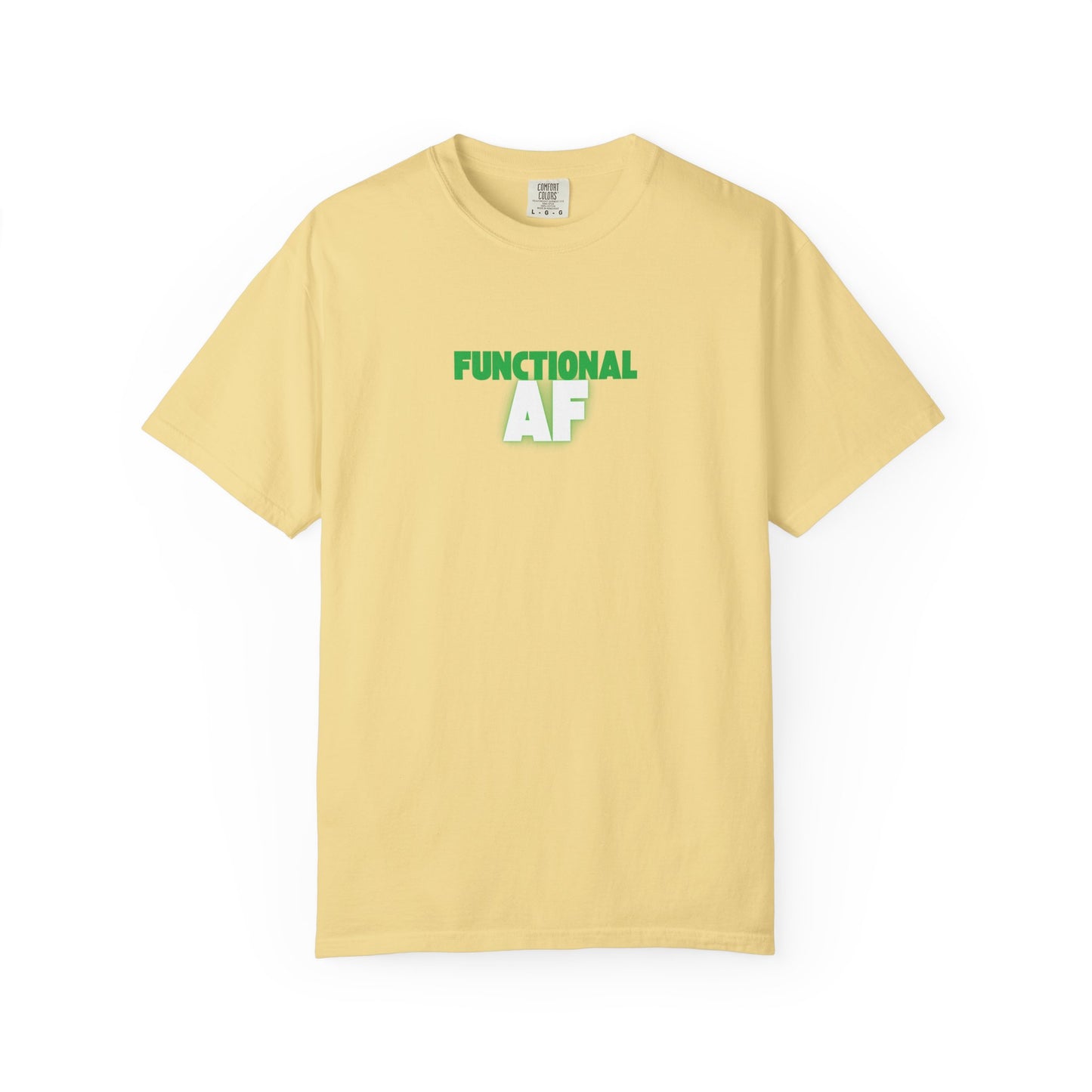Functional AF RBT BCBA Comfort Colors T-Shirt, Casual Streetwear, Gift for Therapist, Comfortable ABA Tee, Summer Essential