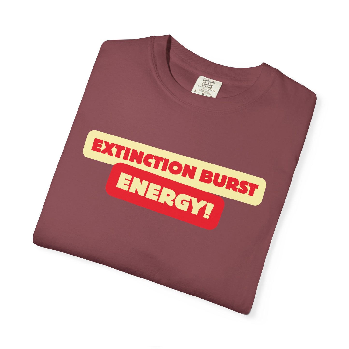 Energetic RBT BCBA Comfort Colors T-Shirt - Extinction Burst Energy Graphic Tee, Casual ABA Wear, Streetwear