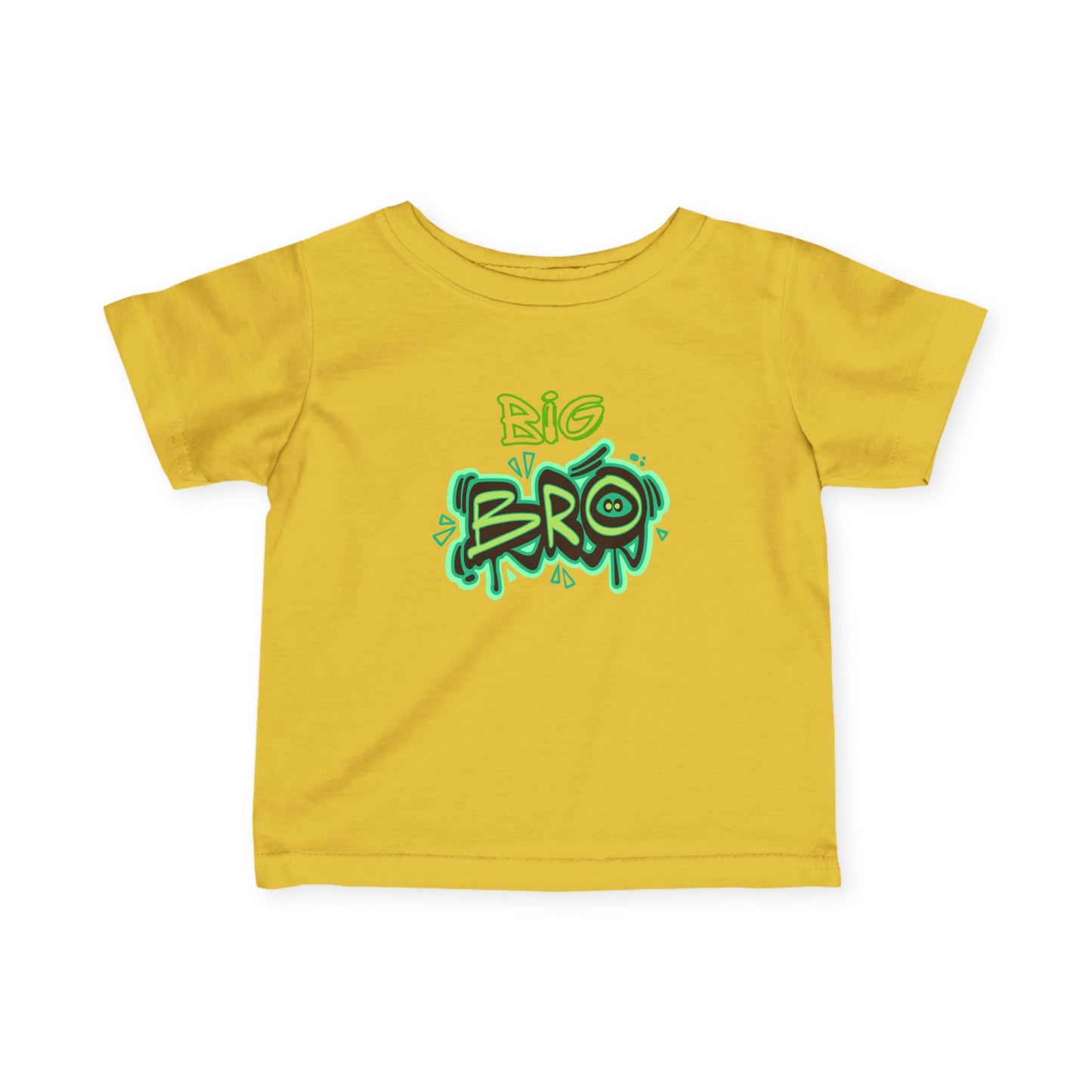Toddler Tee Big Bro Graffiti Style Infant Fine Jersey Shirt for New big brother