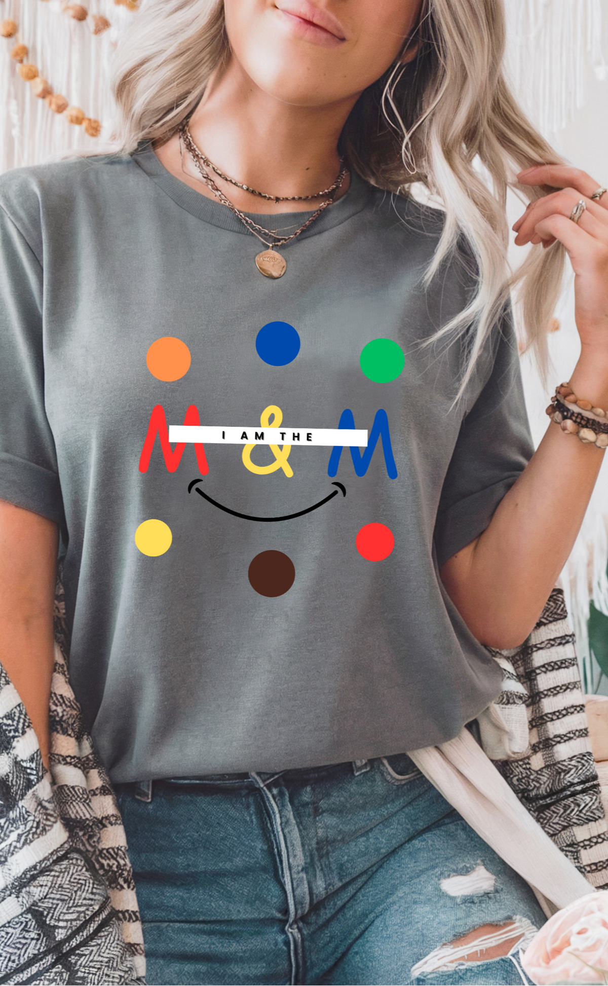I Am The M&M Funny Women's Lightweight T-Shirt fun, inside-joke favorite for behavior professionals, therapists, BCBAs, and educators who know the power of positive reinforcement