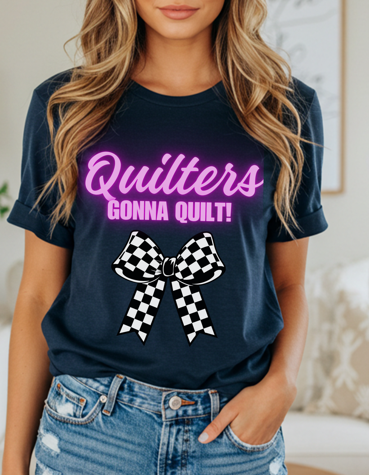 Quilters Gonna Quilt, T Shirt for quilt lovers and stitchers, Comfort Colors Unisex garment-dyed heavyweight shirt for her
