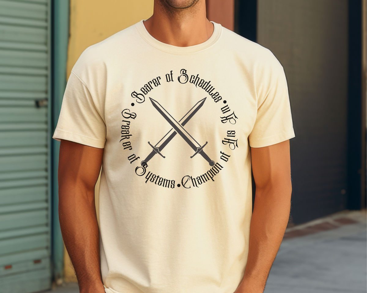 Father's Day Men's Comfort Colors Sir Dad A Lot: Defender of Snack Time & Slayer of Meltdowns T-shirt