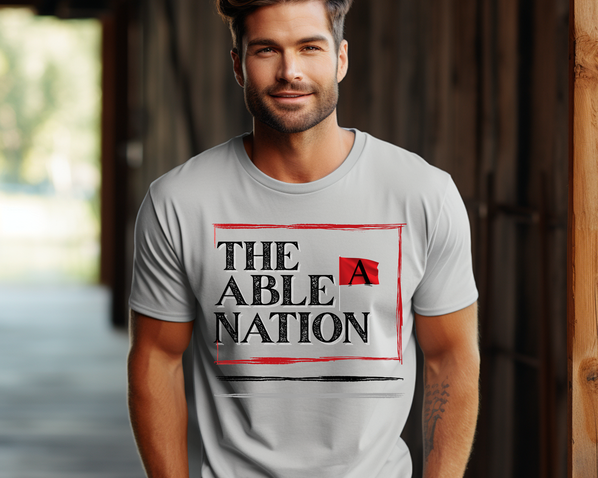 The Able Nation Branded Comfort Colors Men's T-Shirt, Disability Awareness, Advocacy, Acceptance