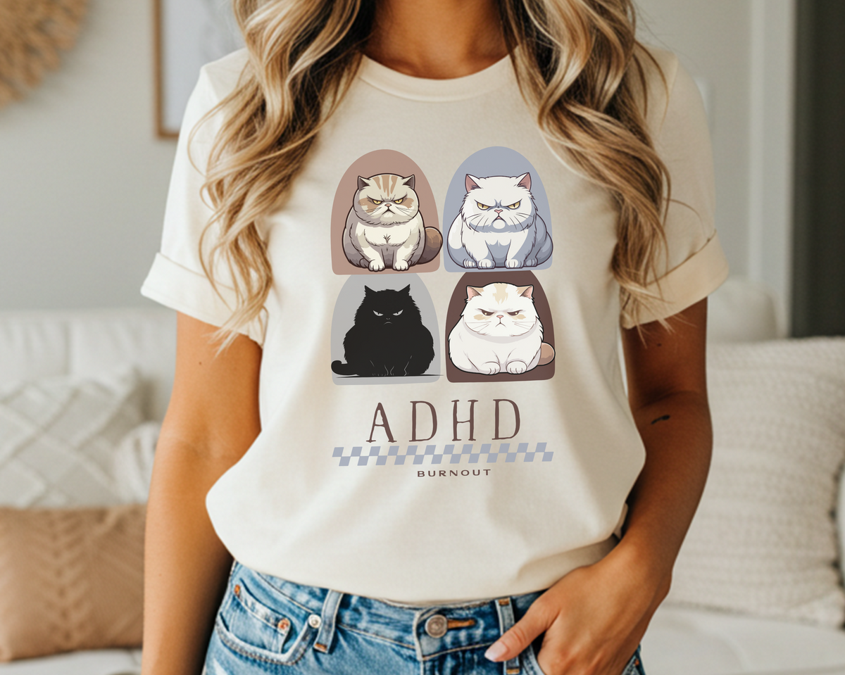 ADHD Burnout Youth Short Sleeve T-Shirt, ADHD Awareness, Autism acceptance