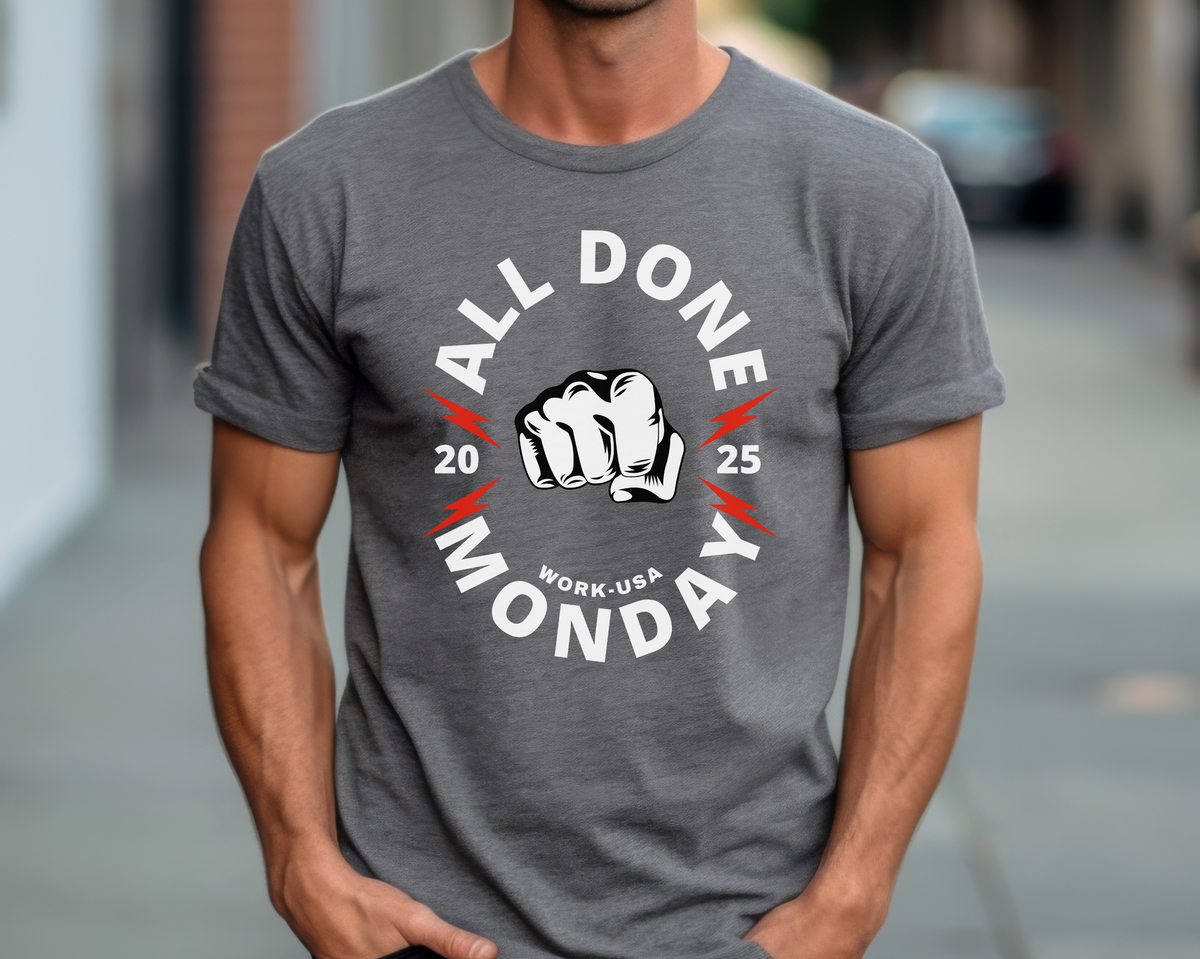 All Done Monday Anti-Monday Men's Behavioral Therapy Lightweight T-Shirt