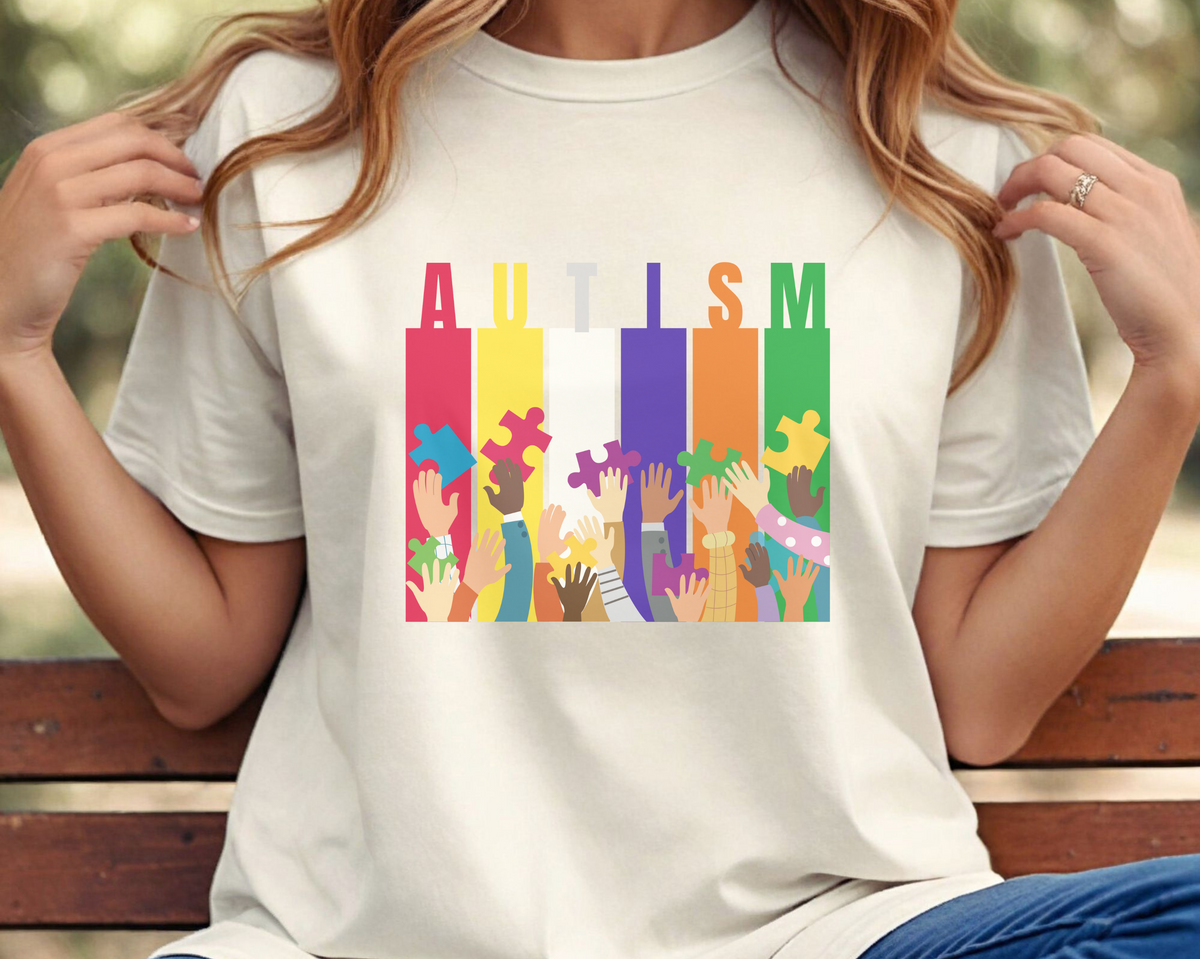 Autism Awareness Women's Lightweight T-Shirt Designed for Families & Special Needs Professionals