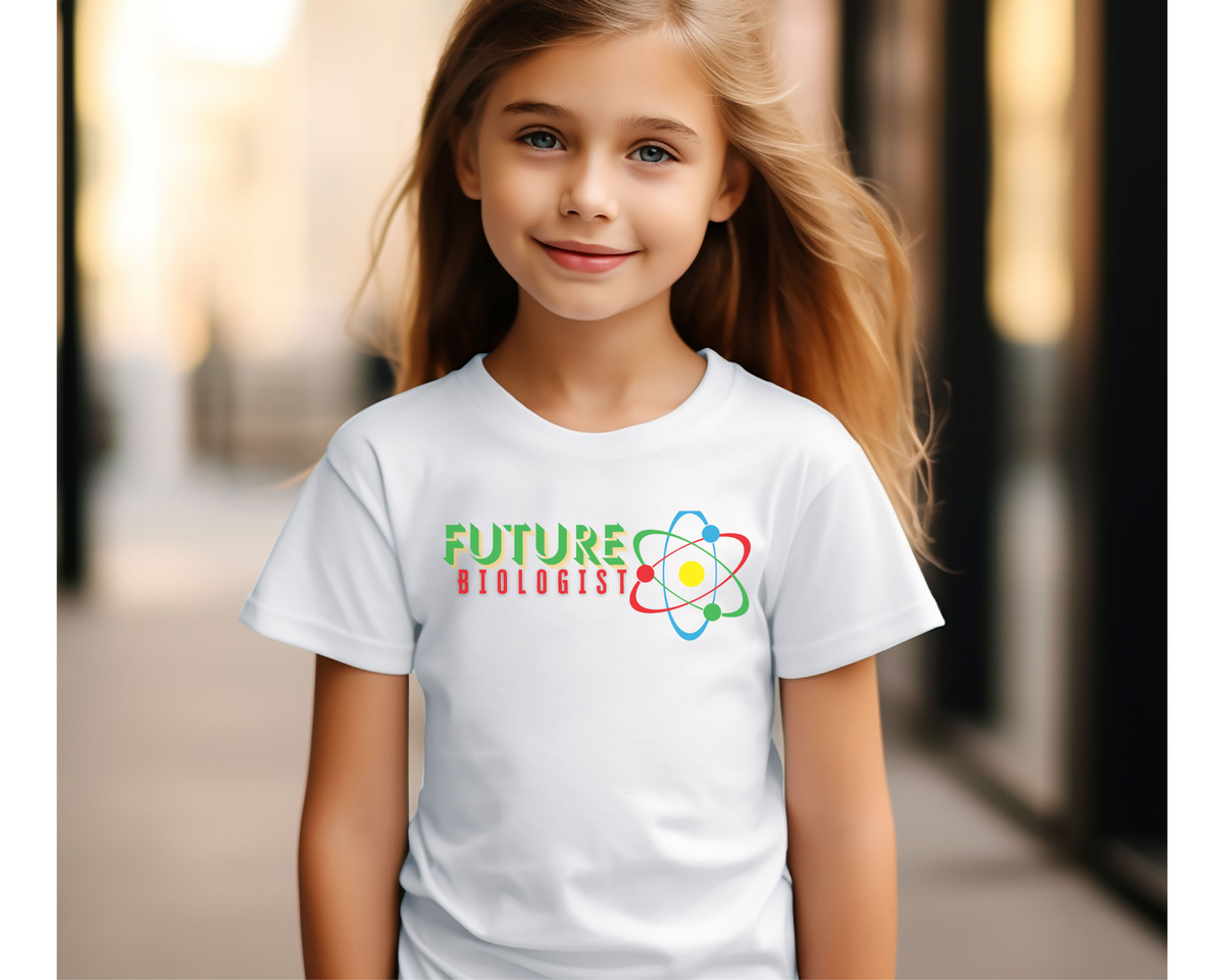Future Biologist Short Sleeve Tee for Toddlers - Autism-Friendly Special Interest Kids T-Shirt