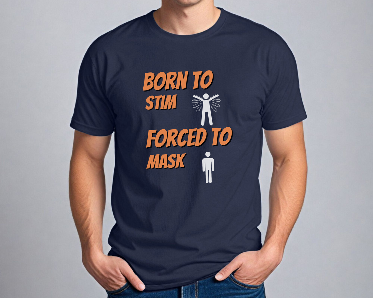 Born to Stim: Autism-Friendly Youth Lightweight T-Shirt for Spectrum Awareness and Self-Regulation