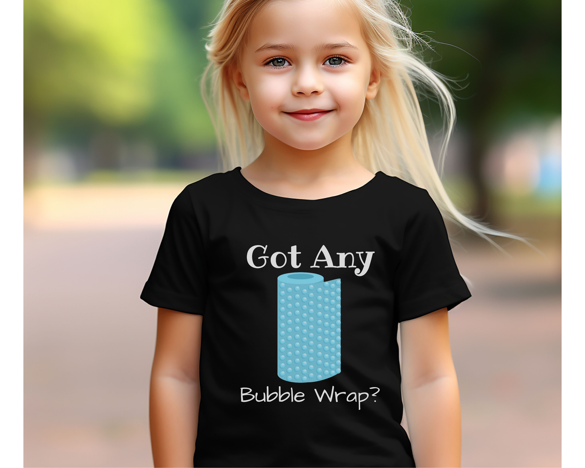 Bubble Wrap Kids T-Shirt: Autism Friendly, Sensory Gift for Toddlers, Lightweight Comfort