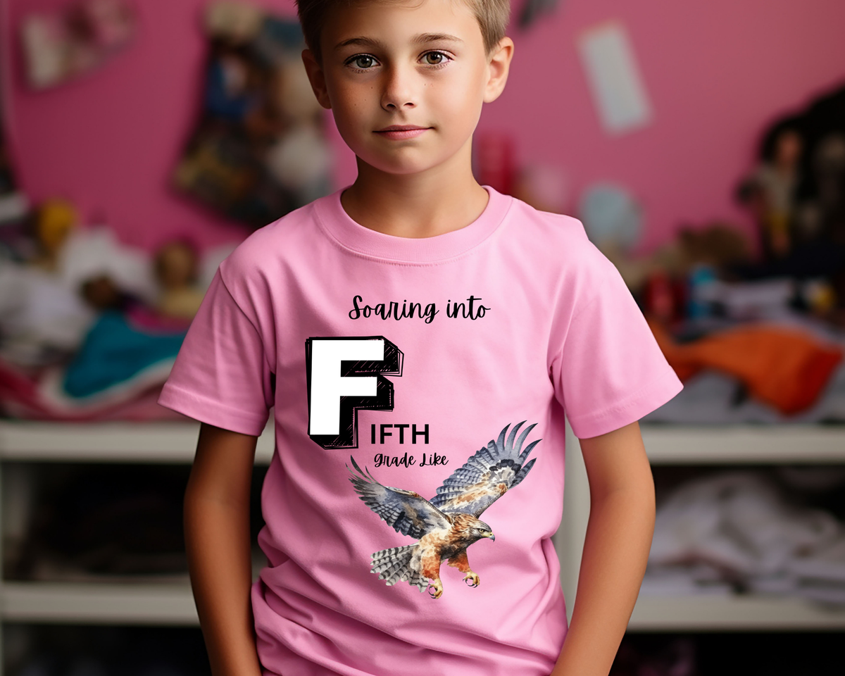 Fifth Grade Lightweight Youth T-Shirt: Back to School
