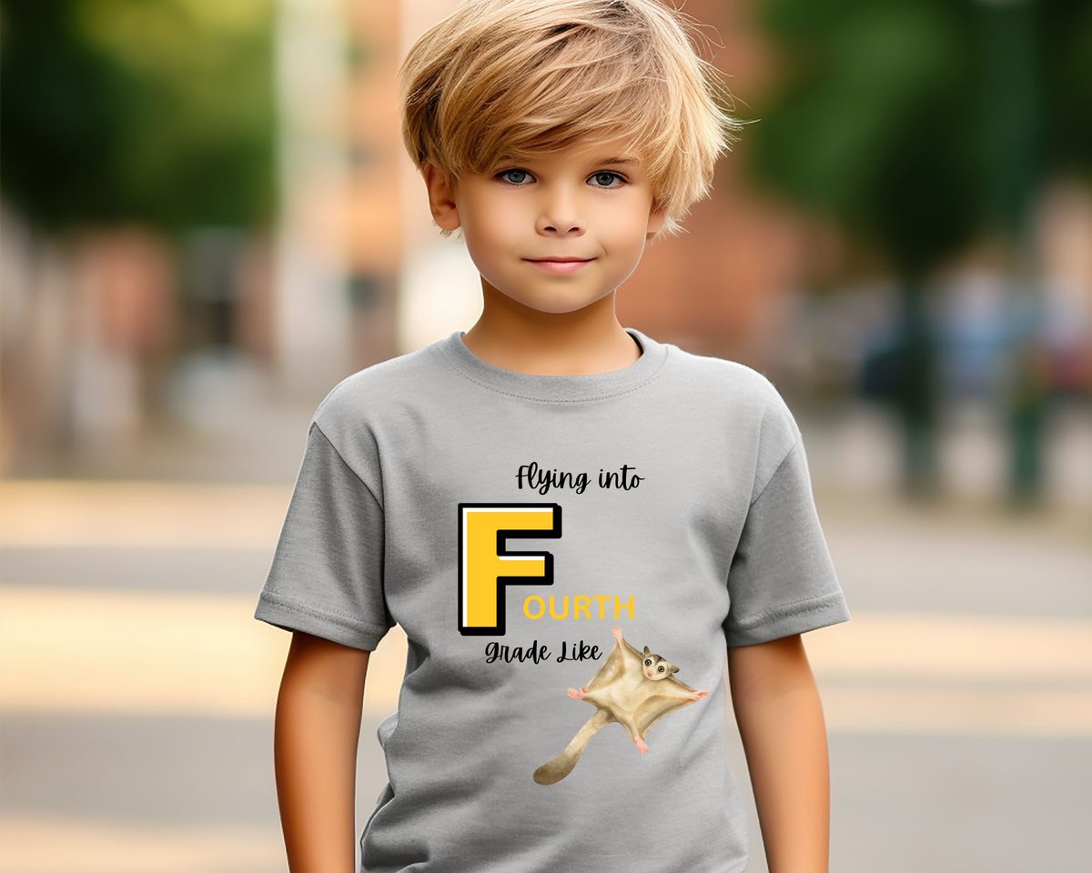 4th Grade Lightweight Youth T-shirt, Back to school