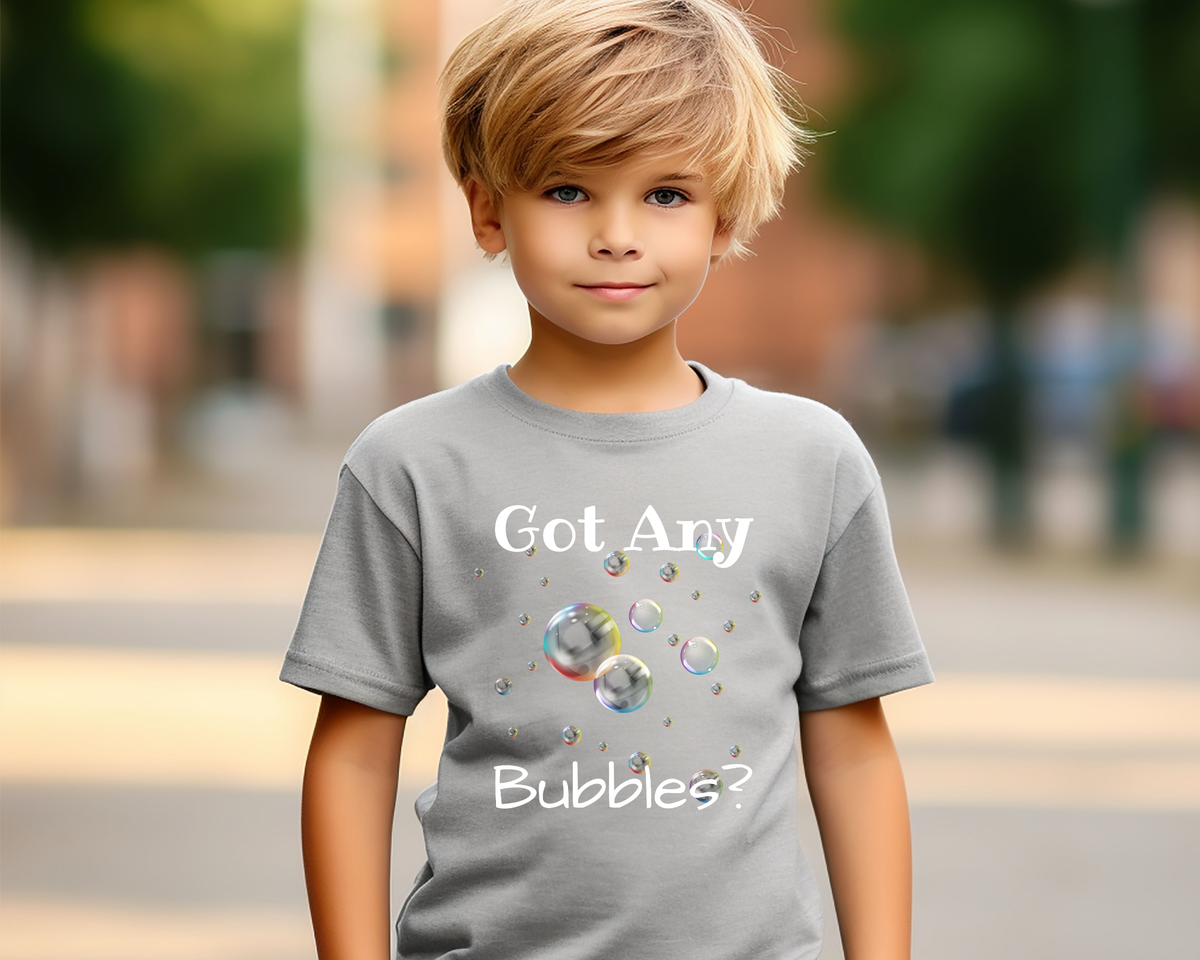 Autism-Friendly Bubble Enthusiast Lightweight Kids T-Shirt: Neurodiversity Gift for Special Interests
