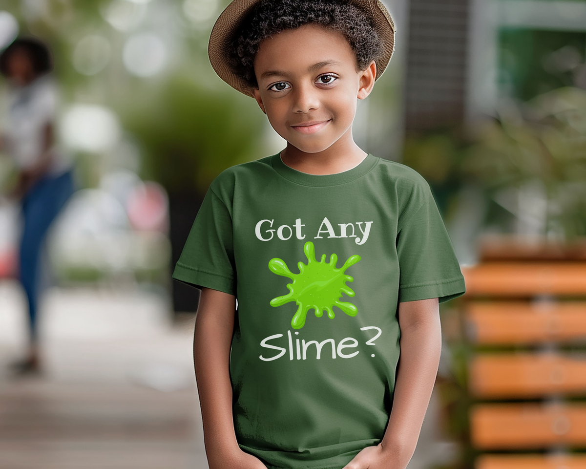 Lightweight Kids T-Shirt: Got Any Slime? Fun Autism-Friendly Design for Sensory Play Enthusiasts
