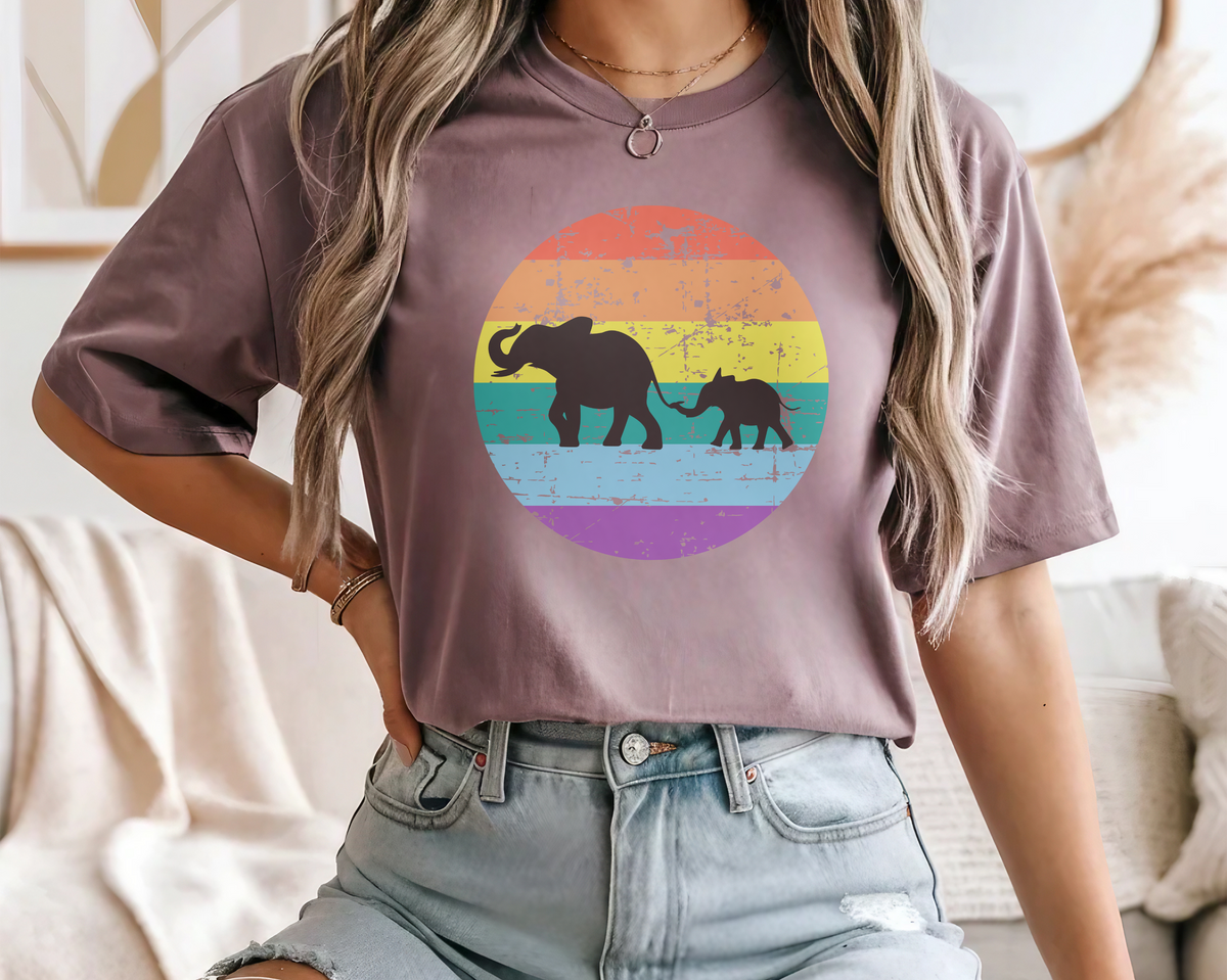 Matriarch Elephants Women's Lightweight T-Shirt Elephants are symbols of leadership, wisdom, and fierce protection